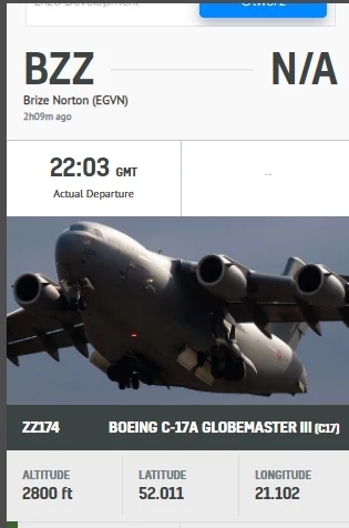 salcefrytki - Za chwilę w Warszawie wyląduje olbrzymi samolot transportowy BOEING C-1...