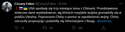 e.....o - Chiny: przekazujemy wam informacje które dostaliśmy od USA, że gromadzicie ...