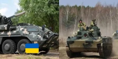 Beniamin_Emanuel - Tip: jak odróżnić sprzęt ukraiński od ruskiego:
Ukraińskie pojazd...