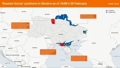 pokustnik - DZIEŃ 2 (25.02)
Mapa poniżej.

Rosjanie w nocy dokonują kolejnych atak...