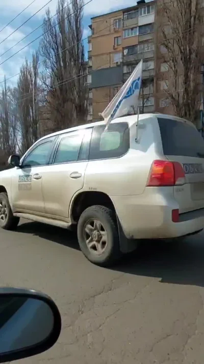 Walus002 - #ukraina #wojna #uniaeuropejska 
Konwój OBWE zauważony w Kijowie.