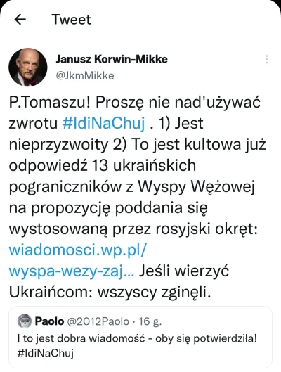 mk321 - @AntyKuc: napisał wcześniej, że zginęli