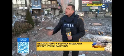 Poirytowany2 - Plusik dla Wojciecha Bojanowskiego który dalej na żywo nadaje z Kijowa...