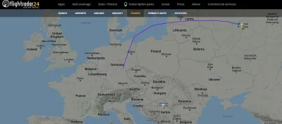 fisher_123 - jak leci samolot z Rosji do Serbii, jak ma zamkniętą przestrzeń nad Pols...