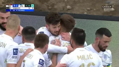 K.....a - Pogoń Szczecin 0-2 Lech Poznań - Dawid Kownacki 72' 

#golgif 
#mecz
