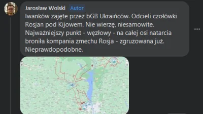 L.....e - Trochę dobrych wieści od pana Wolskiego.

#ukraina #rosja #wojna