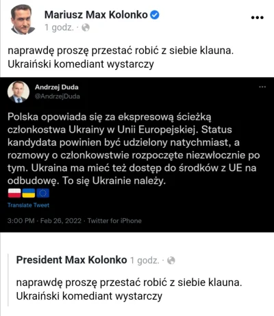 rafson1672 - Rozumiem, że ten POTUSPL, a raczej PATUSPL popiera barbarzyński napad Pu...