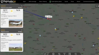 byferdo - Nad Polską brytyjski Airbus KC2 Voyager z obstawą
#flightradar24 #lotnictw...