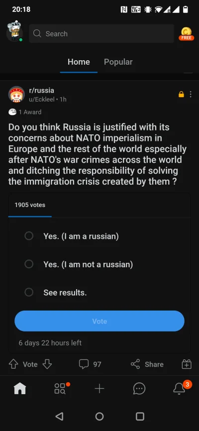 U.....e - Rosyjska ankieta xDdd
#rosja #ukraina #wojna #reddit