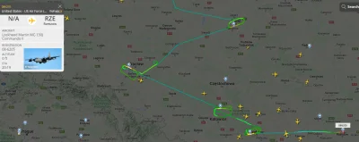 NiebieskiWStringach - Co to za oblot po lotniskach? 

#flightradar24