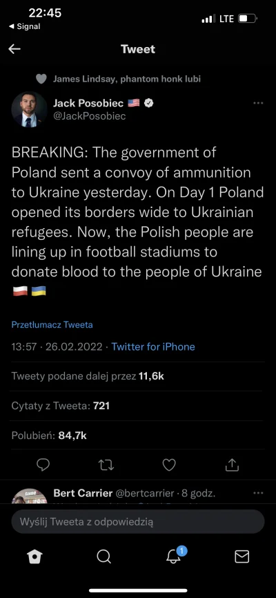 Izanagi013 - Dużo osób za granicą mega pozytywnie pisze o działaniach Polski. 
#ukra...