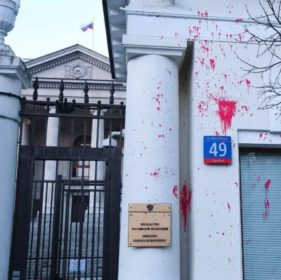 Kasoh32 - Zdjęcie ambasady rosyjskiej w Warszawie

#wojna #rosja #ukraina #polska