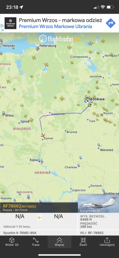 OsaOskarPL - Były dwa samoloty z sil Rosji nad białorusią i nagle znikły. 
O co chodz...