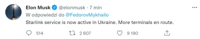 g.....i - Elon Musk udostępnia Starlink Ukrainie ( ͡° ͜ʖ ͡°)

https://twitter.com/e...