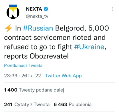 Velsey - Myślicie, że to prawda? Oo

https://twitter.com/nexta_tv/status/149770292152...