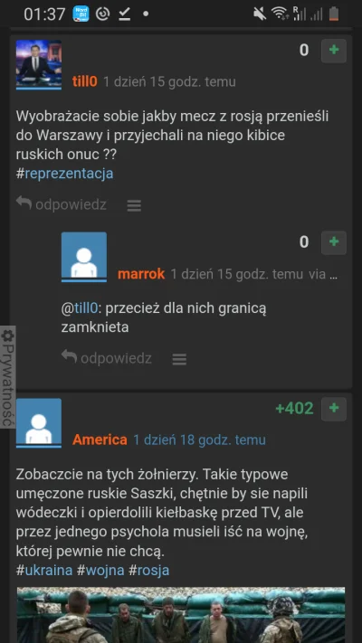 jacek-puczkarski - @szyx22: > marrok 1 dzień 15 godz. temu via Wykop Mobilny (Android...