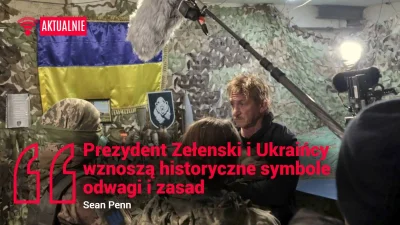 popkulturysci - Sean Penn, który obecnie kręci w Ukrainie film dokumentalny o rosyjsk...