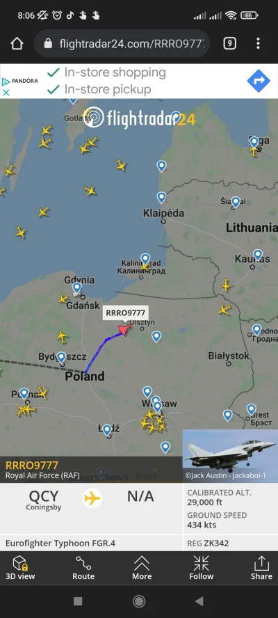 Sigurdsdottir - Eurofighter Typhoon teraz nad Polską ( ͡º ͜ʖ͡º)

#flightradar24 #wojn...