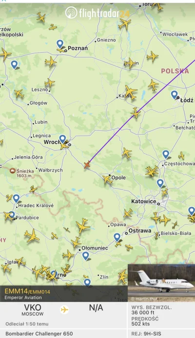 aanka0308 - A ten co u nas robi? Bombardier leci z Moskwy nad nami? #ukraina