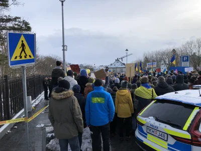 draobwons - protest przed rosyjską ambasadą w reykjavíku
#islandia #ukraina