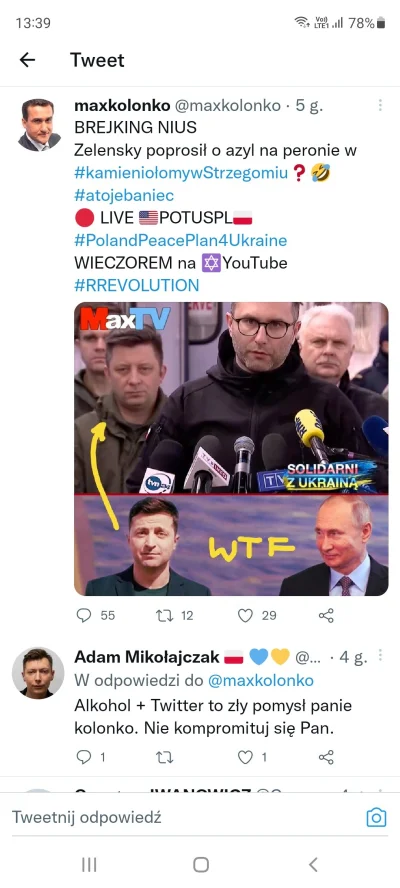 mlody025 - Jak na Twitterze skutecznie zgłosić konto by je zbanowac? 
#ukraina #maxko...