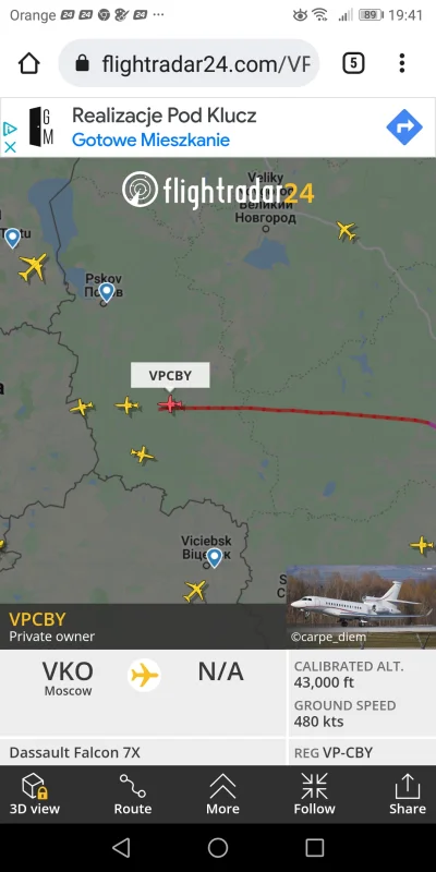 p.....7 - Czyżby oligarchowie rosyjscy w kolejce do ucieczki, niezły samolocik odrzut...