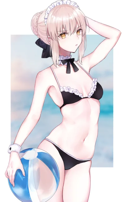 s.....u - nie wiem czy to się jako #maid jeszcze liczy
#fategrandorder #artoriapendr...