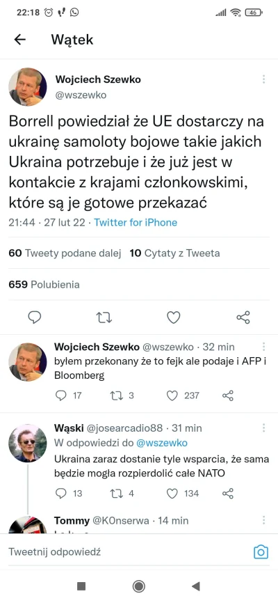 PogromcaMarchewek - Tweet od Szewko