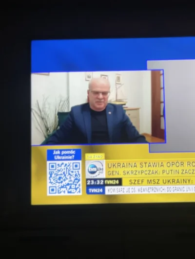 RobbinnPll92 - #ukraina taki generał a nawet nie potrafi wyciszyć #skype #tvn24 #wojs...