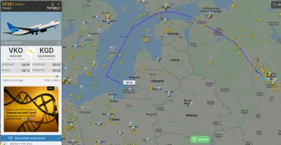 markony_marek - Do Kaliningradu muszą latać teraz tak: