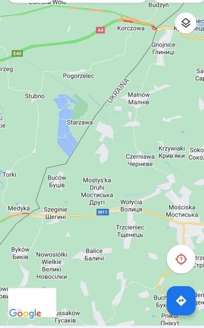 domelradom - Na Ukrainie wyłączyli google maps czy jak?
Jeszcze wieczorem było widać ...
