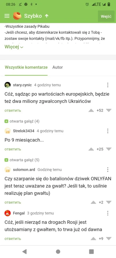 N.....y - @dessy i najbardziej plusowane odpowiedzi. Rosjanie tacy dobrzy.

To że dla...