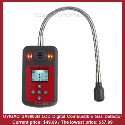 n____S - UYIGAO UA9800B LCD Digital Combustible Gas Detector
Cena: $49.99 (najniższa...