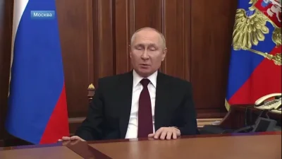 Blotny - Ciekawego deep fake'a zrobiono - Putin ogłasza zawarcie pokoju, powrót Ukrai...