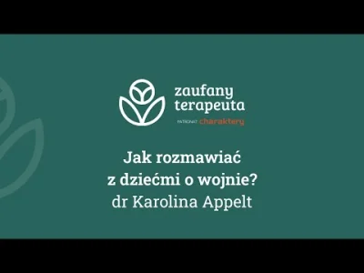 ZaufanyTerapeuta - Jak rozmawiać z dziećmi o wojnie?

Dzieci są bardzo uważnymi obs...