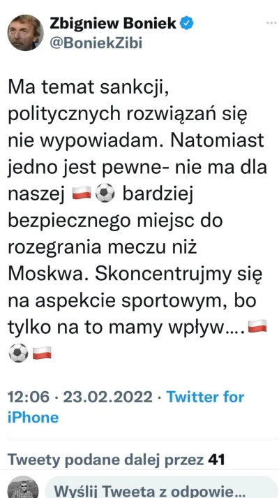 Tommy7788 - > Dobrze, że mamy prezesa z jajami, pan Boniek mógłby się nauczyć jak się...