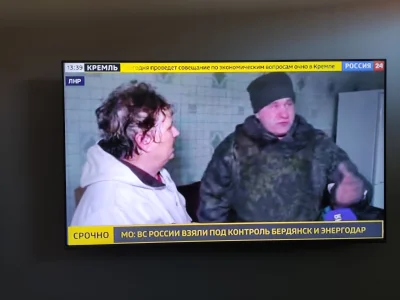 kodijak - Ruska propaganda. Żołnierz wita się z matką. 

#ukraina