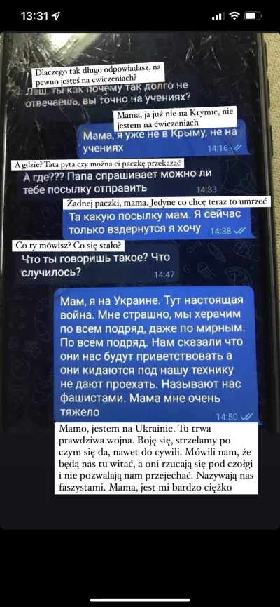 PrzemekLee - Wrzuciła moje koleżanka z Ukrainy, która to przetłumaczyła. 
#ukraina #w...