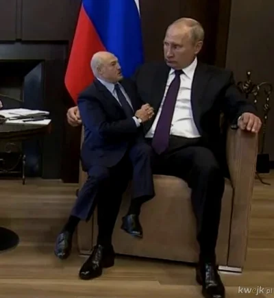 h.....r - @mboss1111: Teraz na memach z siedzącym na kolanach Putina Baćką, powinien ...