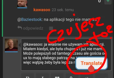 Baziestook - @kawasoo: ja właśnie nie używam ich aplikacji. Miałem kiedyś, ale była c...