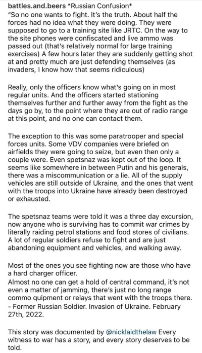 elim - analiza dlaczego rosjanom tak nie idzie agresja na Ukrainę
 bitwy.i.piwa *Rosy...