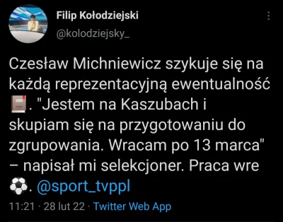 a.....1 - Ej zaraz, ale jakie "wracam po 13 marca". To Czesław już sobie urlop wziął?...