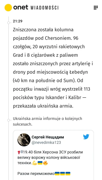 D.....o - Te drony są zajebiste (ʘ‿ʘ).

#wojna #rosja #ukraina