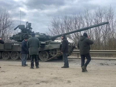 elim - całkiem dobry czołg T-90A przechwycony przez Ukraińców, pojawienie się tych cz...