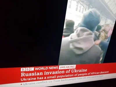 Zycho - BBC: Rosja napada na Ukraine, Afrykańczycy najbardziej poszkodowani (╯°□°）╯︵ ...