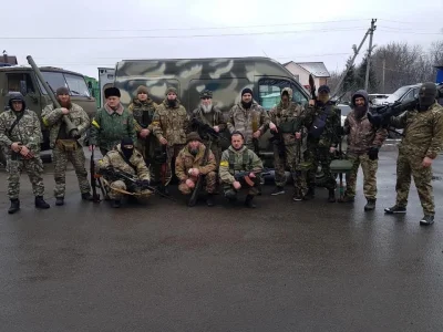 Piezoreki - Proukraińscy Czeczeni meldują się do walki.
#ukraina