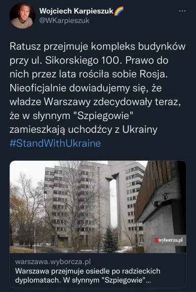 Opipramoli_dihydrochloridum - Wojna na Ukrainie. Warszawa przejmuje osiedle po radzie...