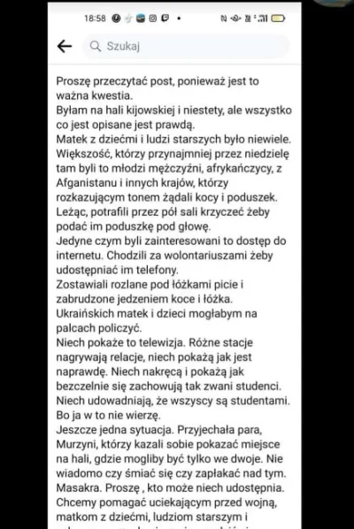 Kurvidox - @EditorKT: Post na fb od znajomej z okolic Przemyśla;