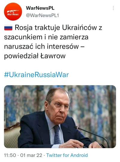 B.....a - Rosja: traktujemy z szacunkiem Ukraińców i nie zamierzamy naruszać ich inte...