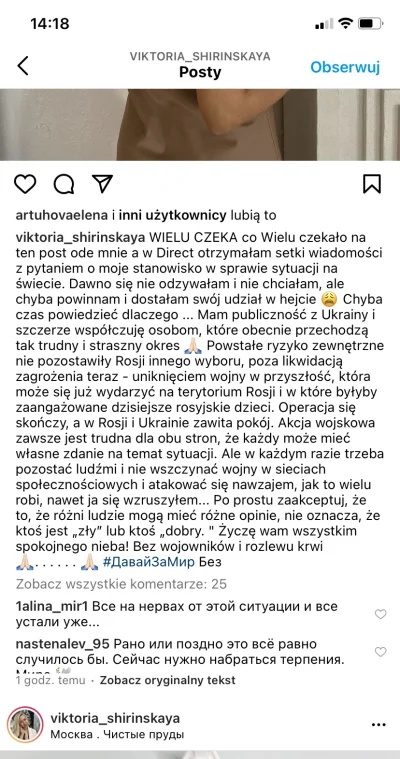 yohana30 - @Gringo44: wystarczy wejść na Instagram i zobaczyć co ludzie piszą na tema...